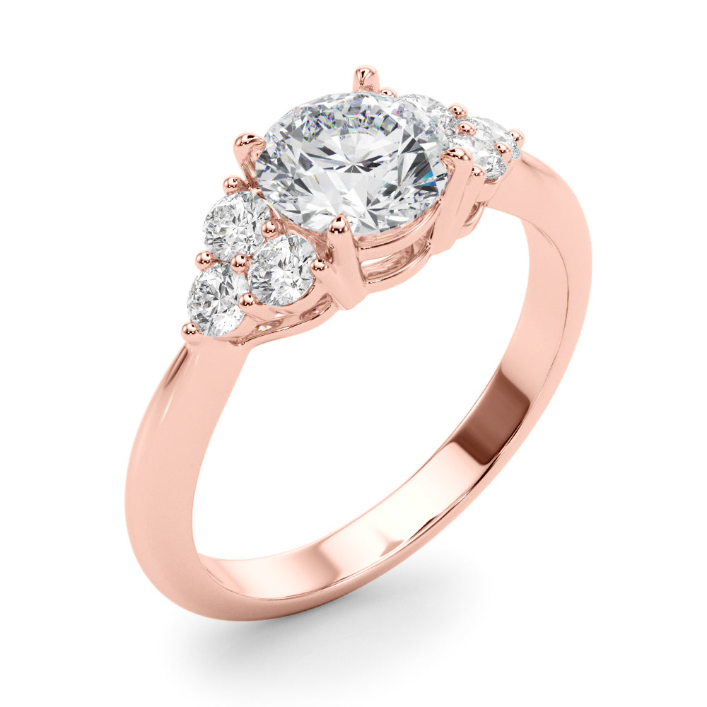 Round Diamond Engagement Ring · 0.74 ct tw