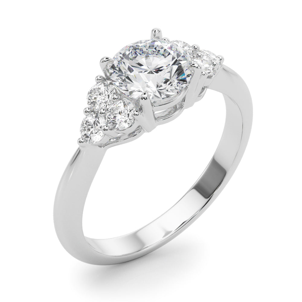 Round Diamond Engagement Ring · 0.74 ct tw