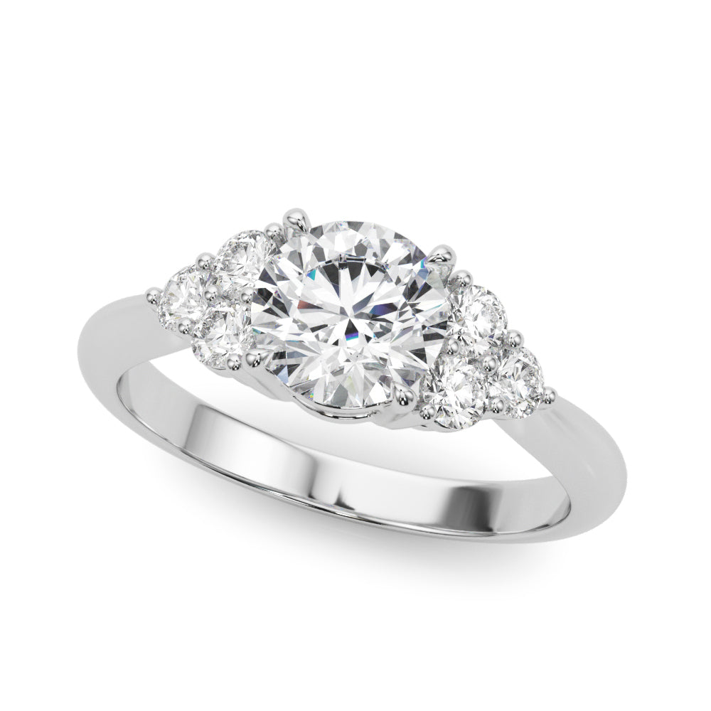 Round Diamond Engagement Ring · 0.74 ct tw