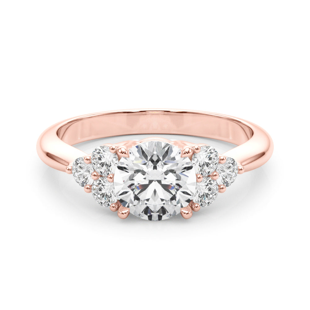 Round Diamond Engagement Ring · 0.74 ct tw