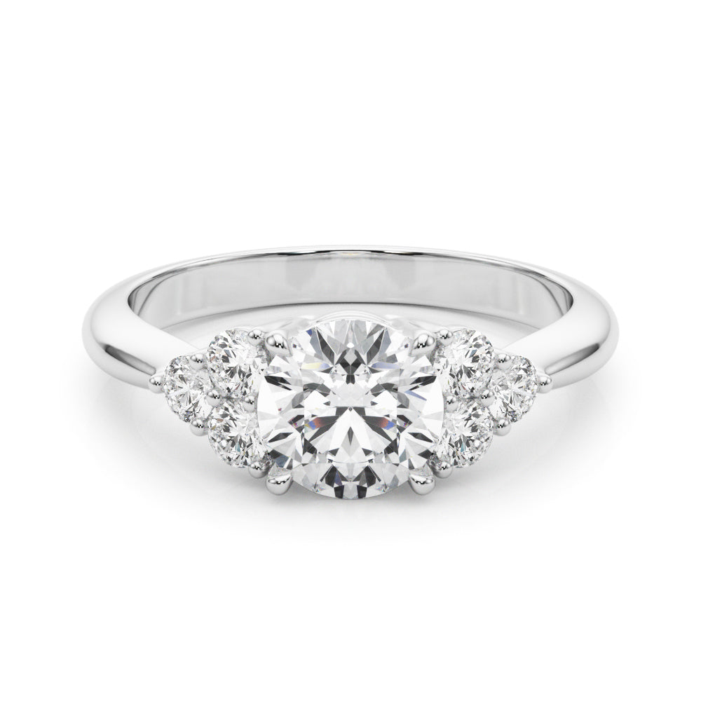 Round Diamond Engagement Ring · 0.74 ct tw