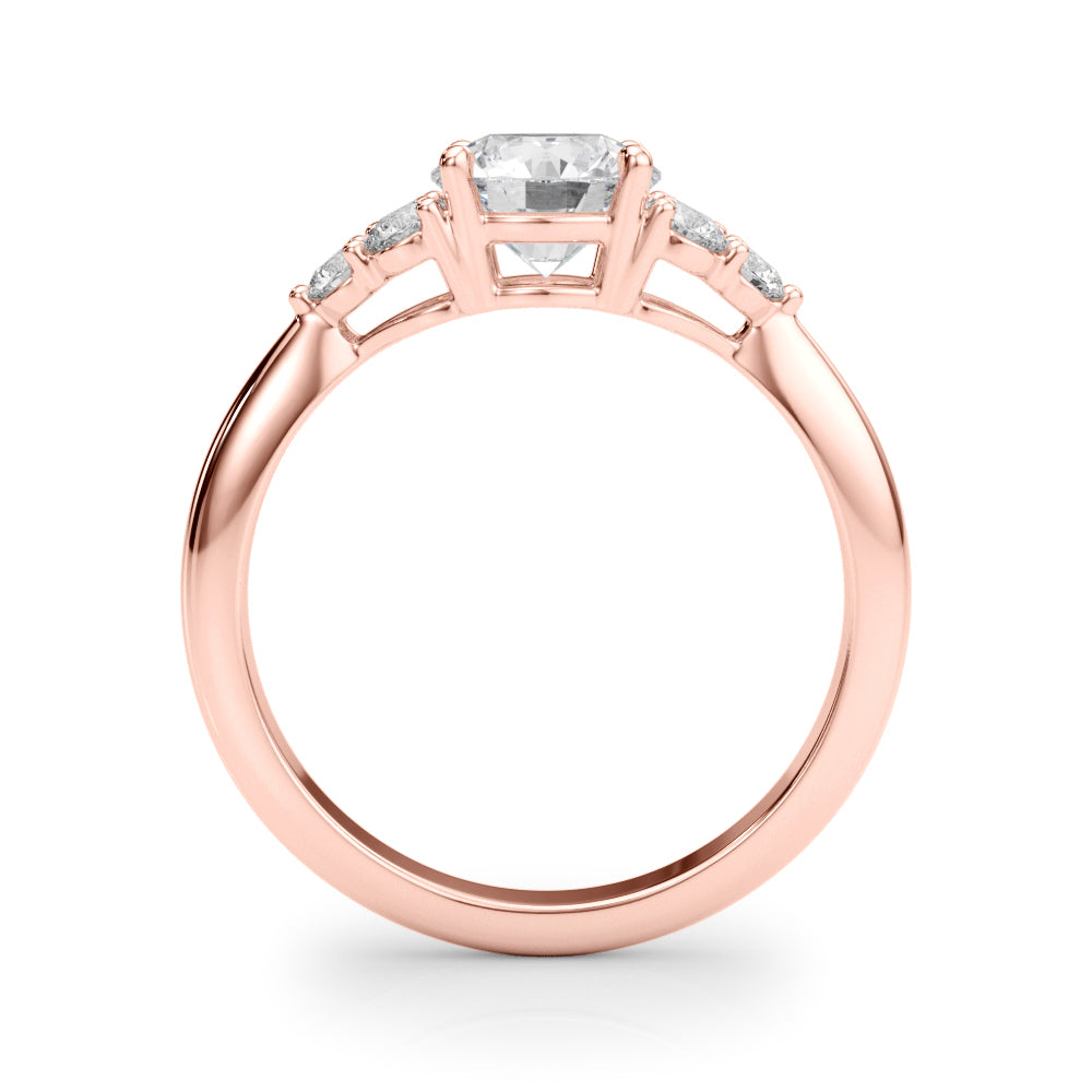 Round Diamond Engagement Ring · 0.74 ct tw