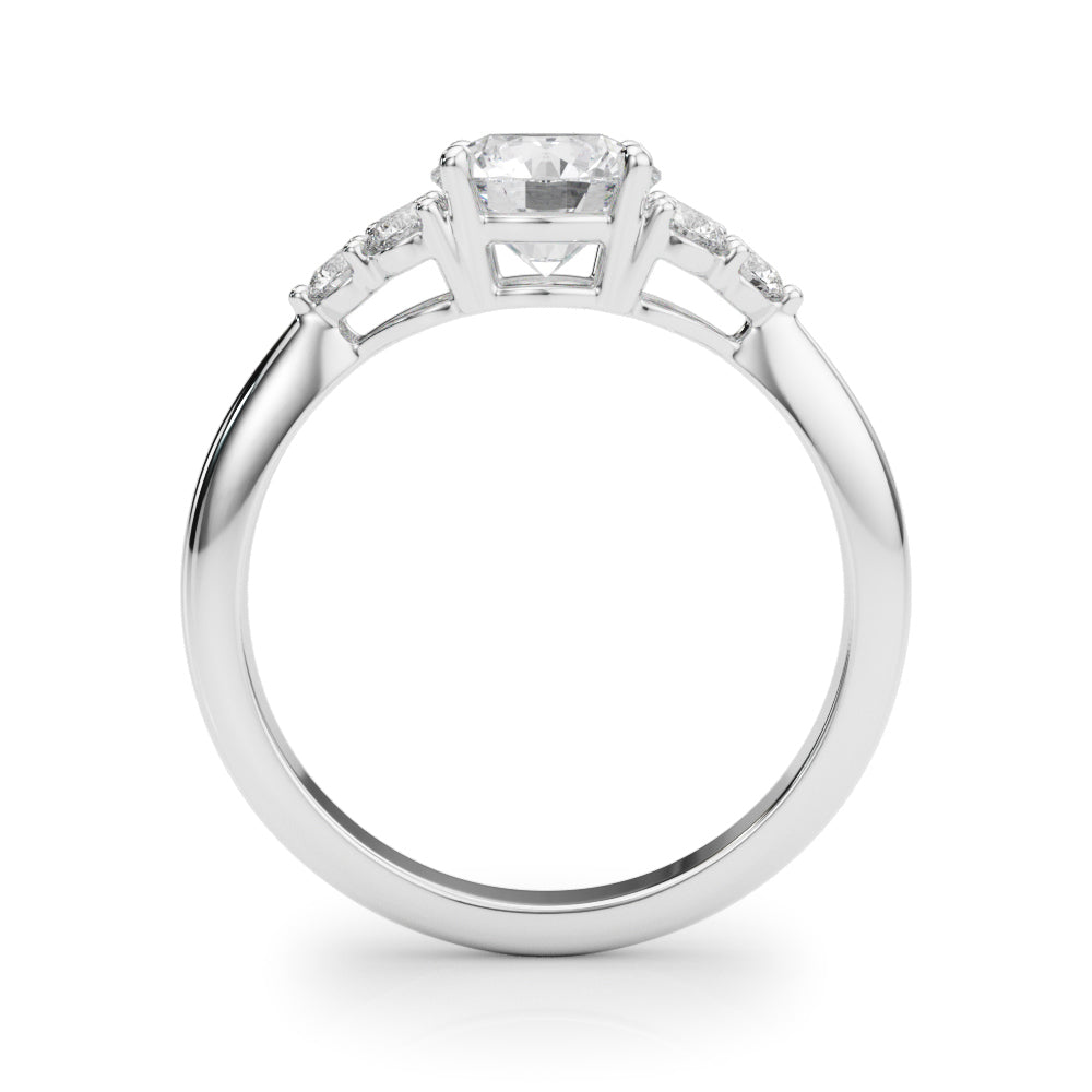 Round Diamond Engagement Ring · 0.74 ct tw