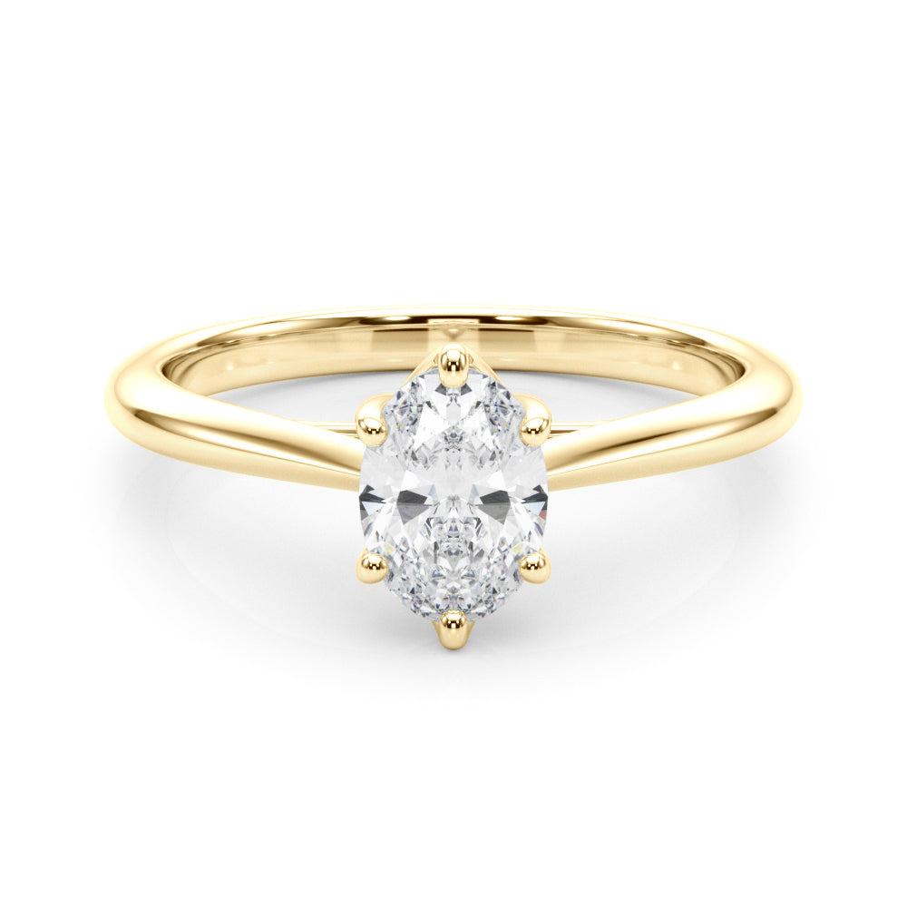 Oval Ovals Solitaire Engagement Ring