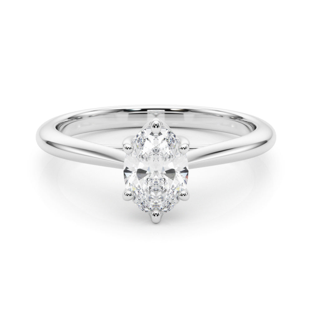 Oval Ovals Solitaire Engagement Ring