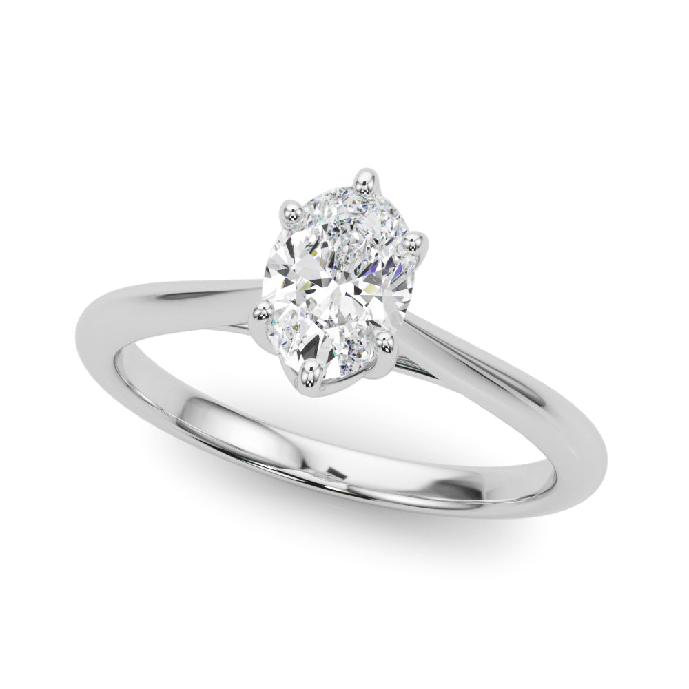 Oval Ovals Solitaire Engagement Ring