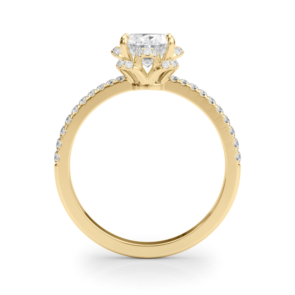 Oval Cent Diamond Engagement Ring · 0.49 ct tw