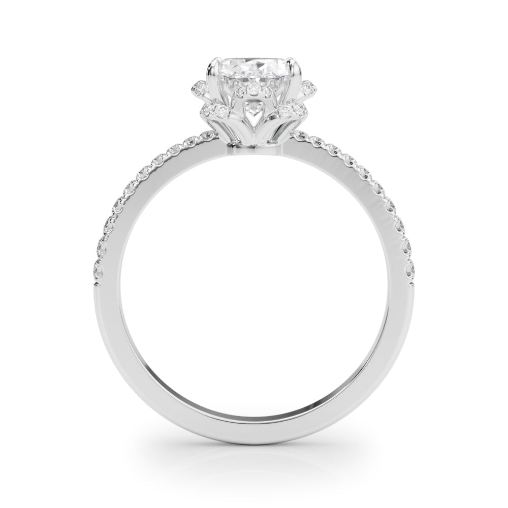 Oval Cent Diamond Engagement Ring · 0.49 ct tw