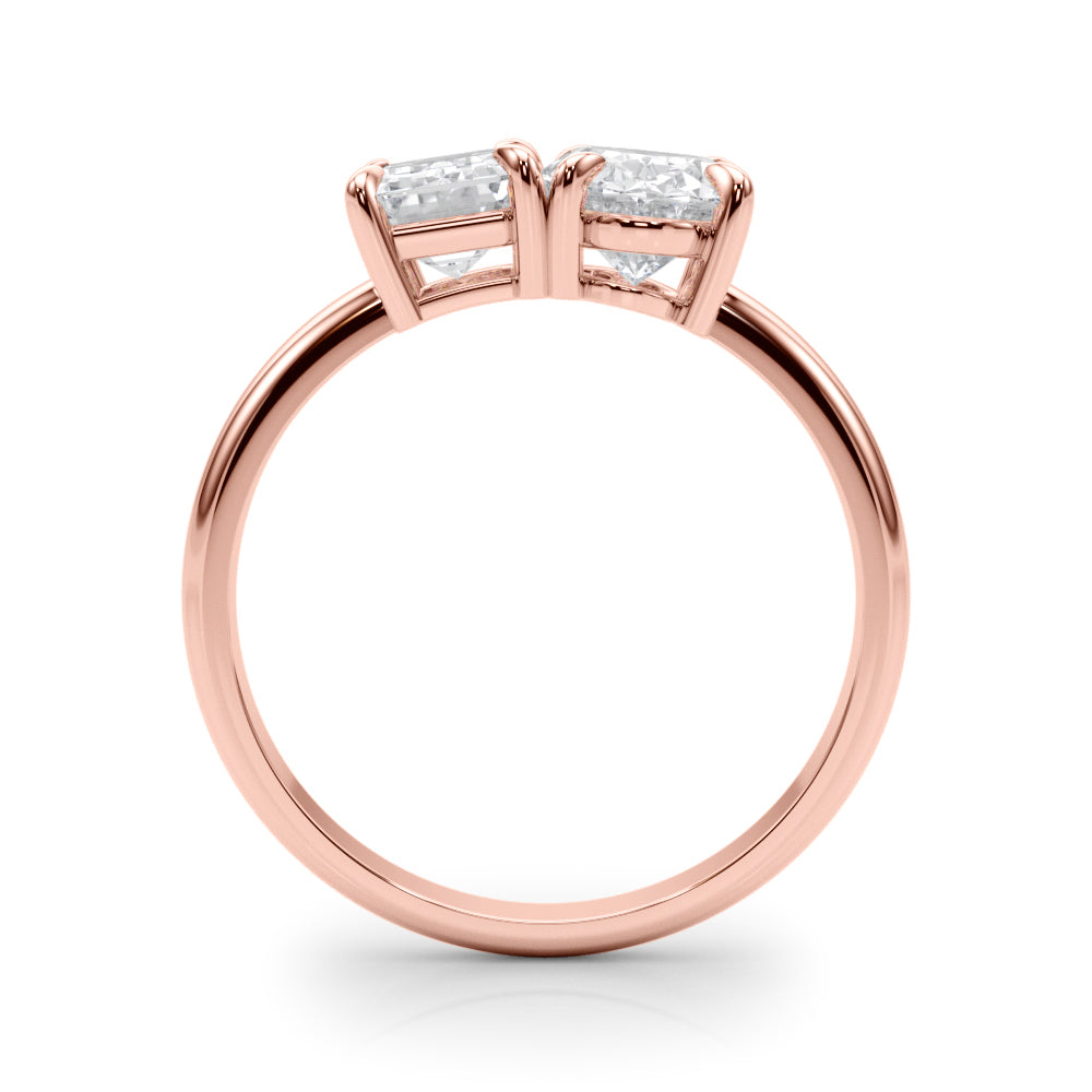 Emerald Cut Oval Diamond Fashion Ring · 3.00 ct tw