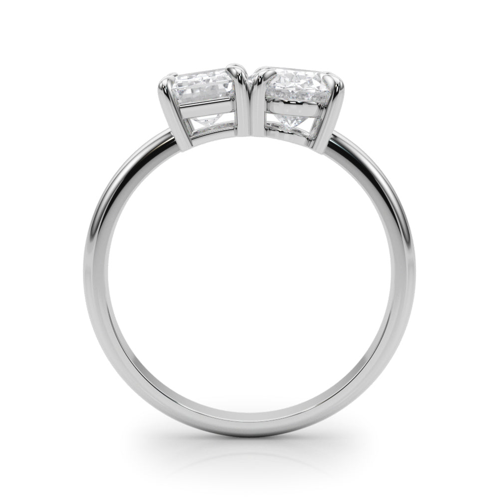 Emerald Cut Oval Diamond Fashion Ring · 3.00 ct tw
