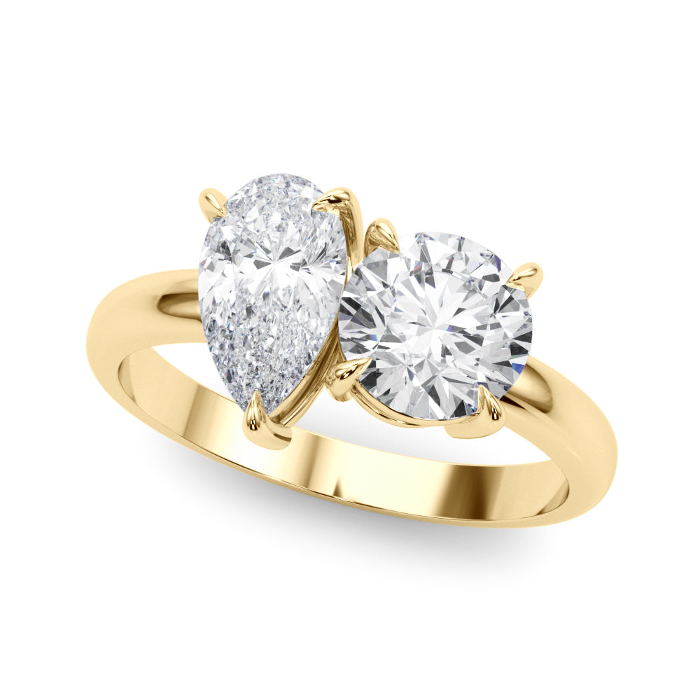 Pear Round & Shape Diamond Fashion Ring · 1.90 ct tw