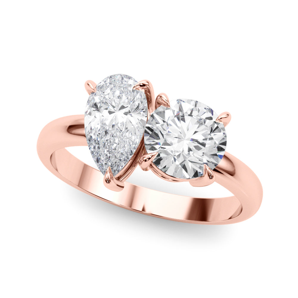 Pear Round & Shape Diamond Fashion Ring · 1.90 ct tw