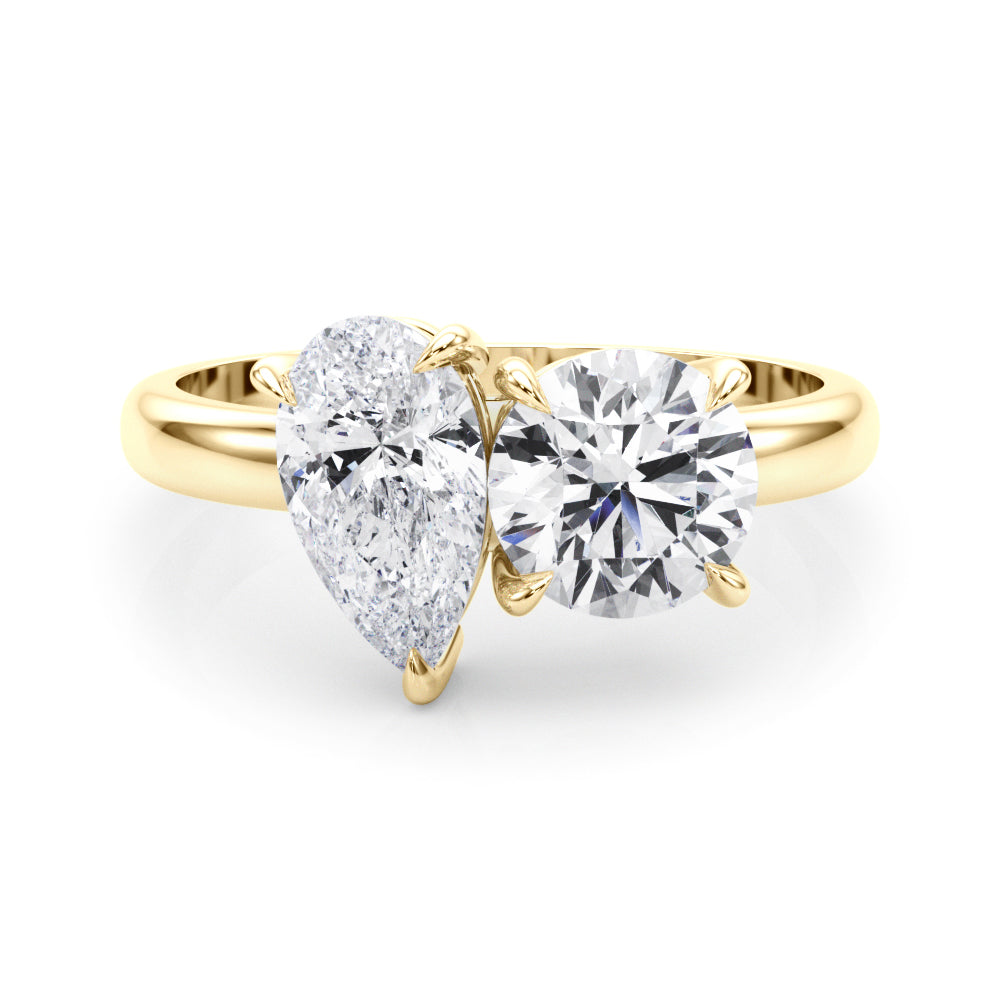 Pear Round & Shape Diamond Fashion Ring · 1.90 ct tw