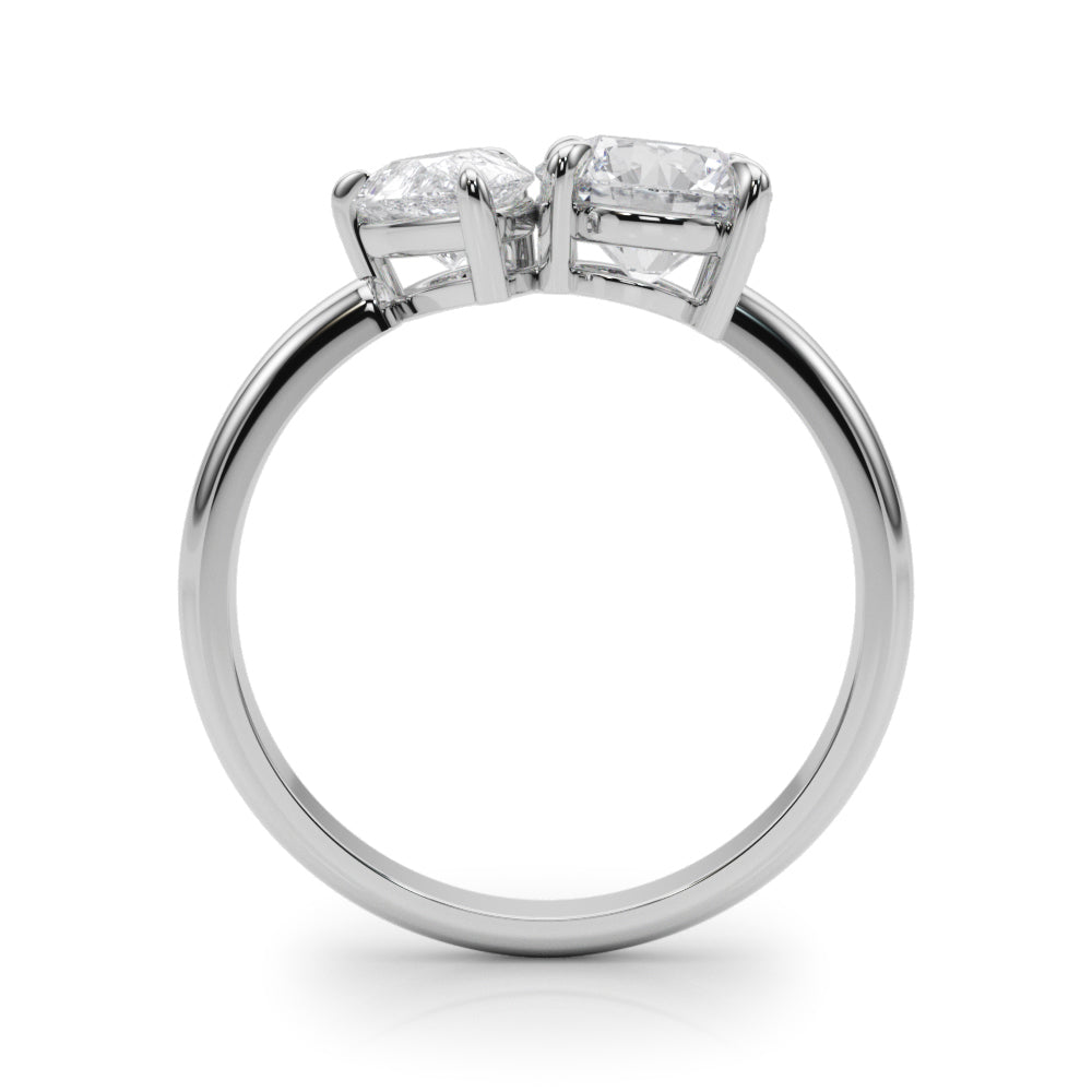 Pear Round & Shape Diamond Fashion Ring · 1.90 ct tw