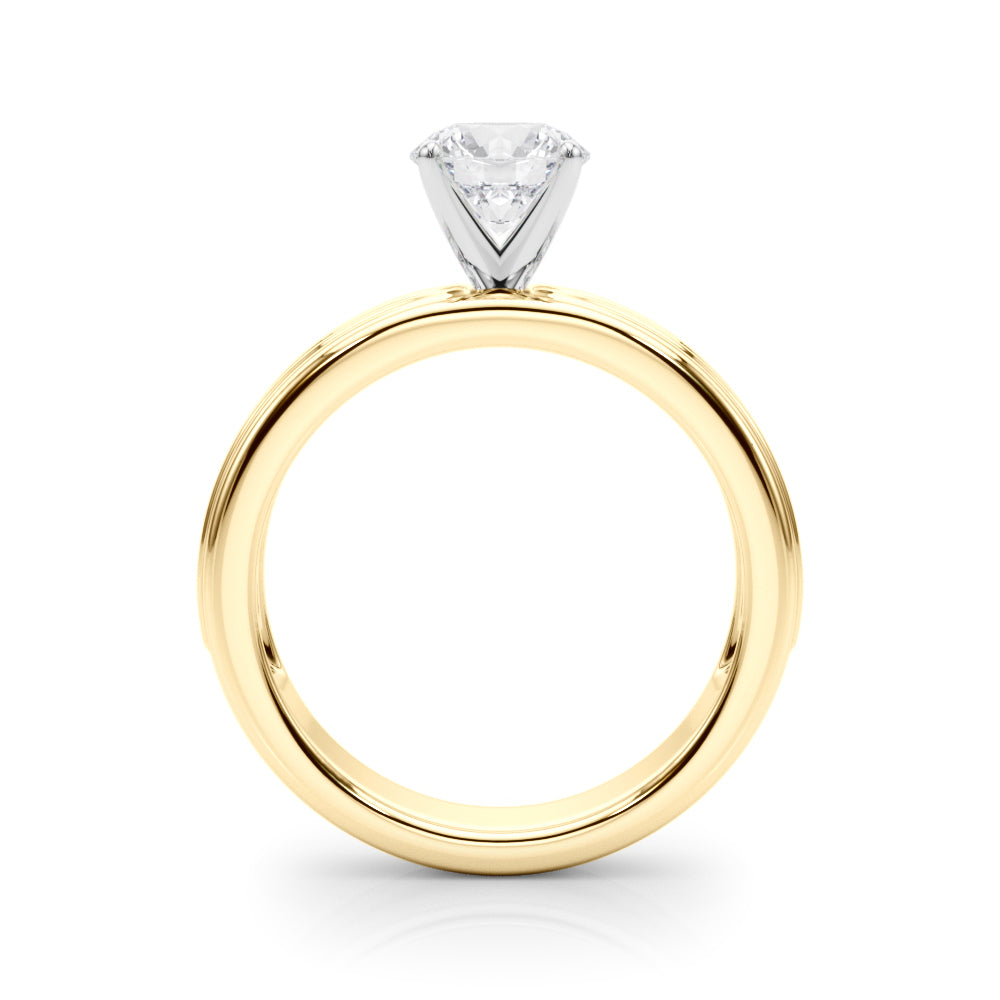 Channel Set Diamond Engagement Ring · 0.48 ct tw