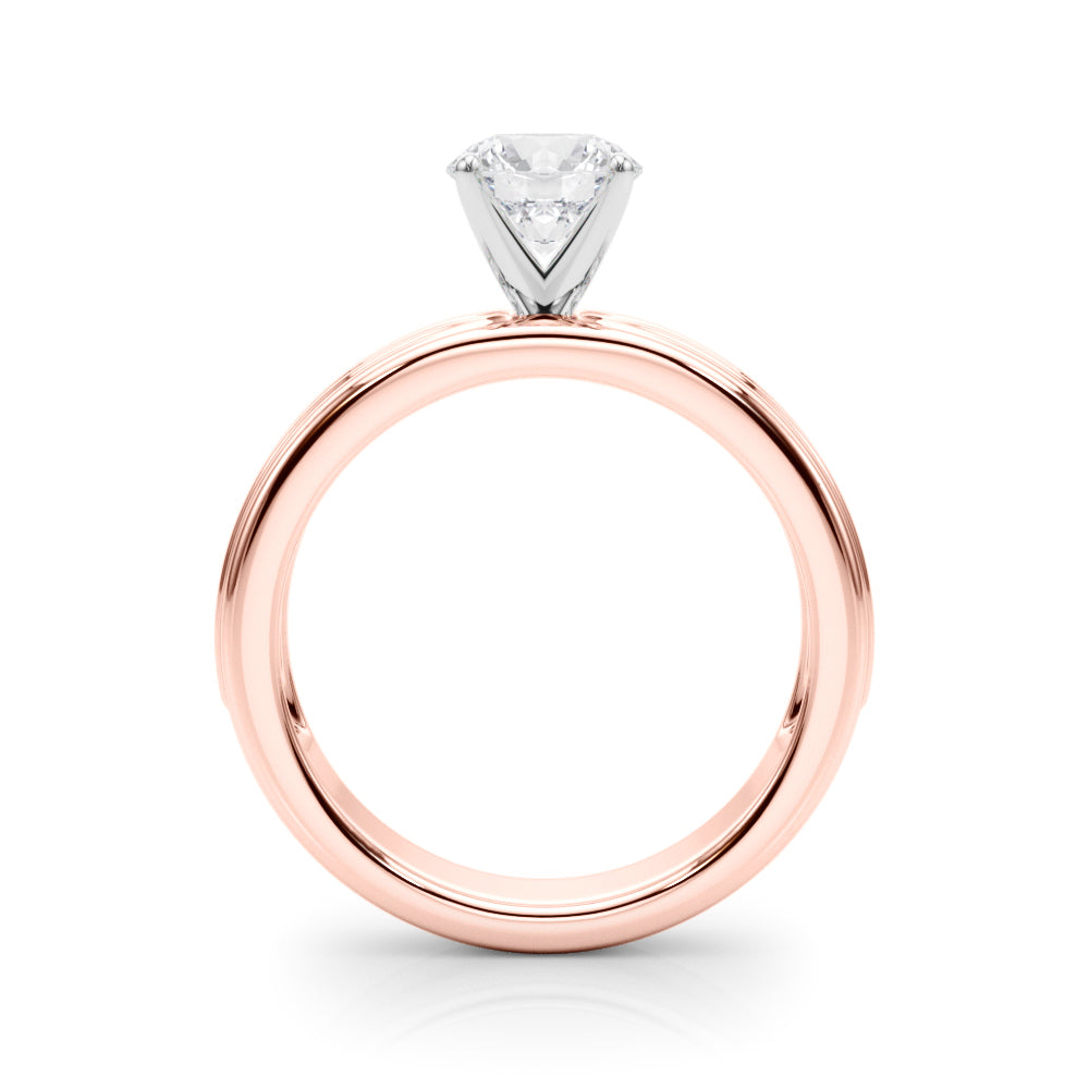 Channel Set Diamond Engagement Ring · 0.48 ct tw