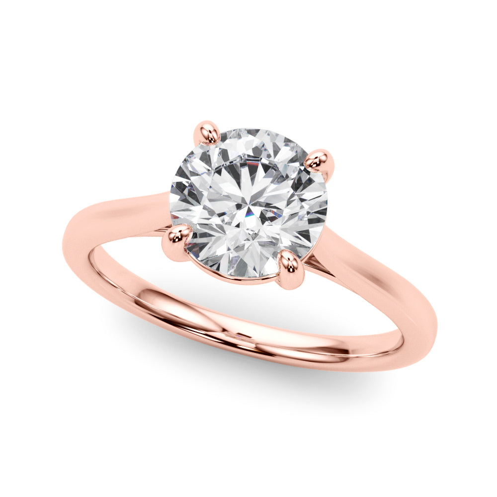 Round Diamond Solitaire Engagement Ring · 0.25 ct tw