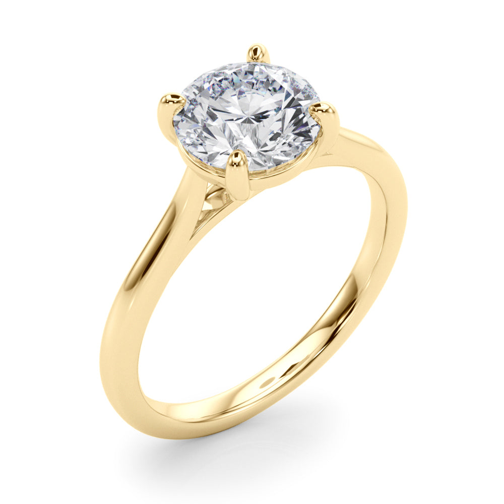 Round Diamond Solitaire Engagement Ring · 0.25 ct tw