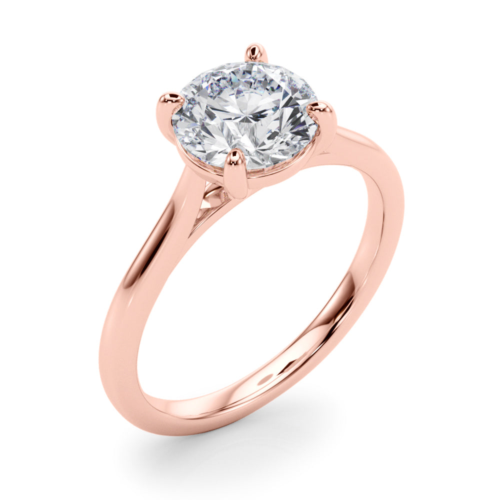 Round Diamond Solitaire Engagement Ring · 0.25 ct tw