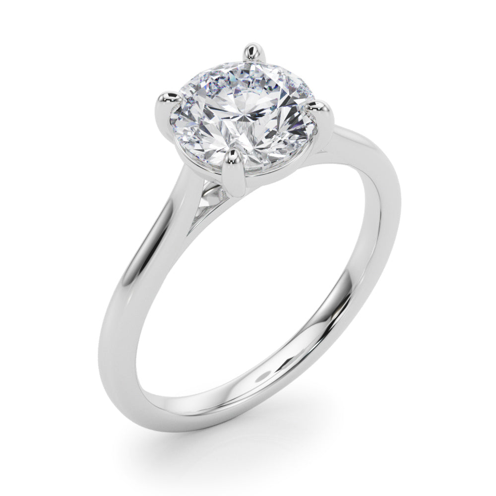 Round Diamond Solitaire Engagement Ring · 0.25 ct tw