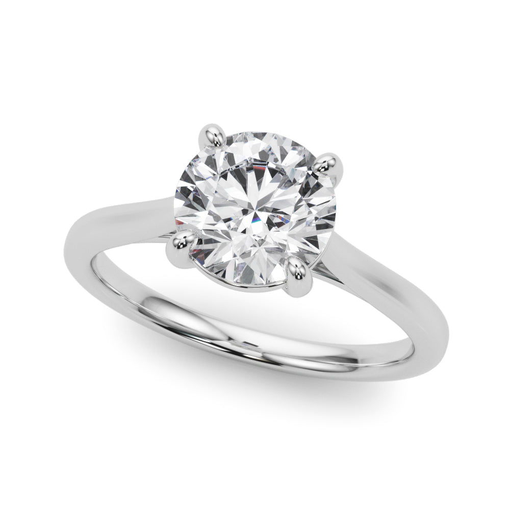 Round Diamond Solitaire Engagement Ring · 0.25 ct tw