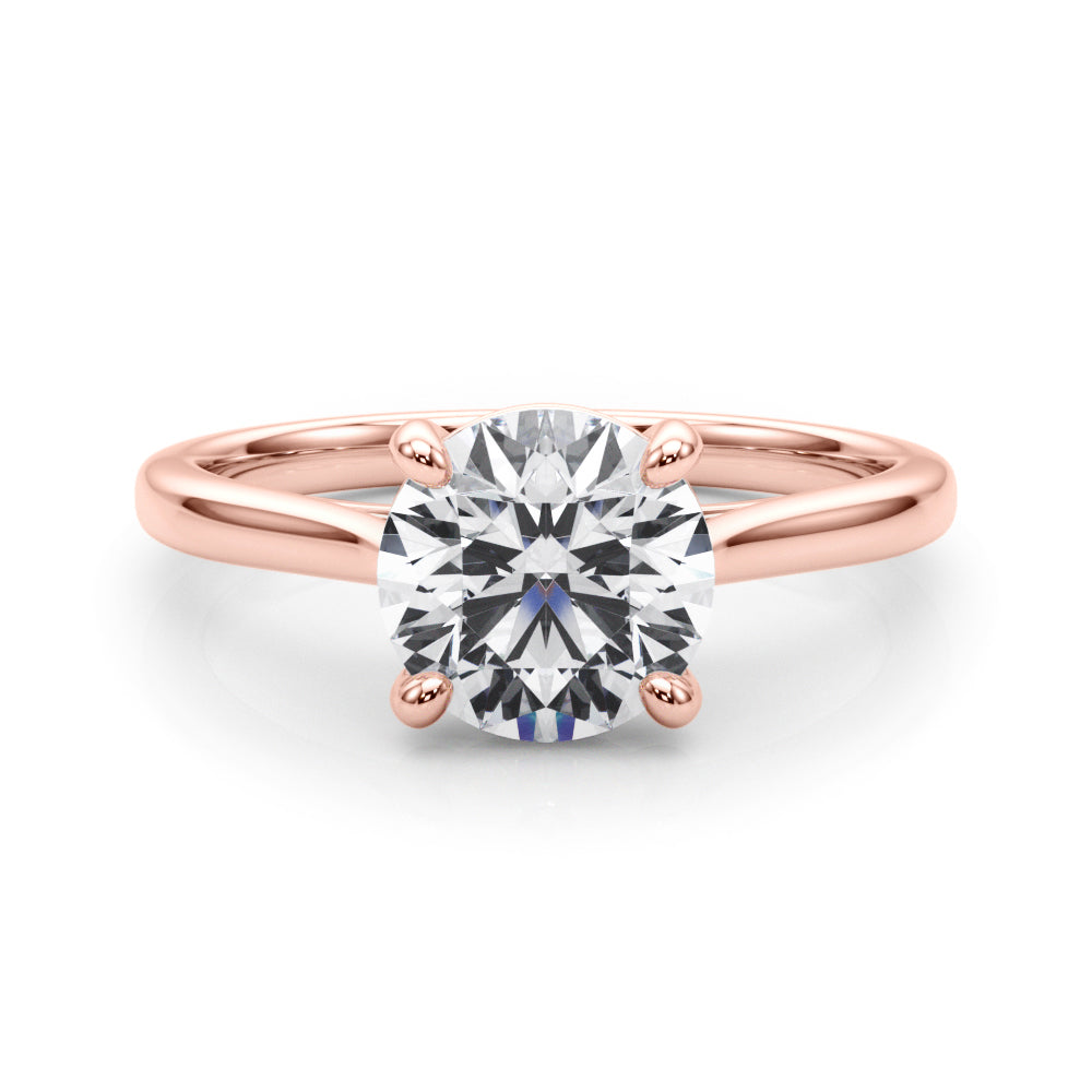 Round Diamond Solitaire Engagement Ring · 0.25 ct tw