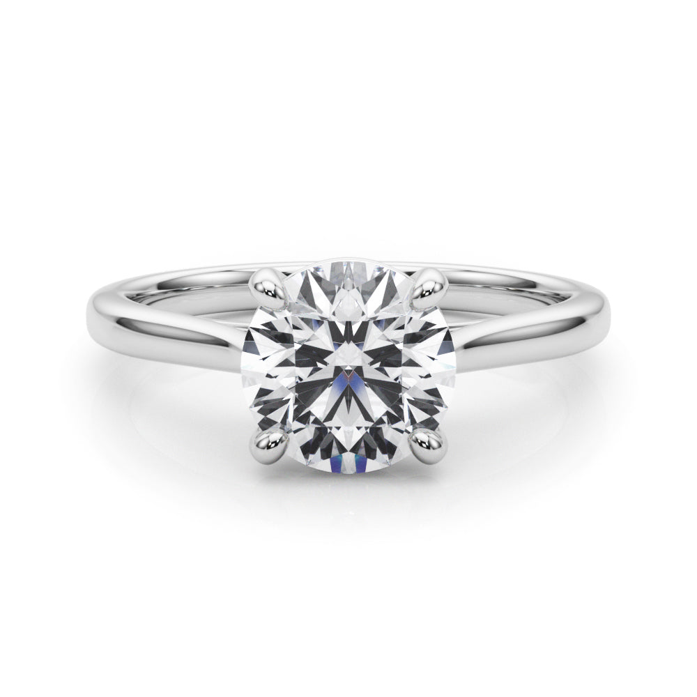 Round Diamond Solitaire Engagement Ring · 0.25 ct tw