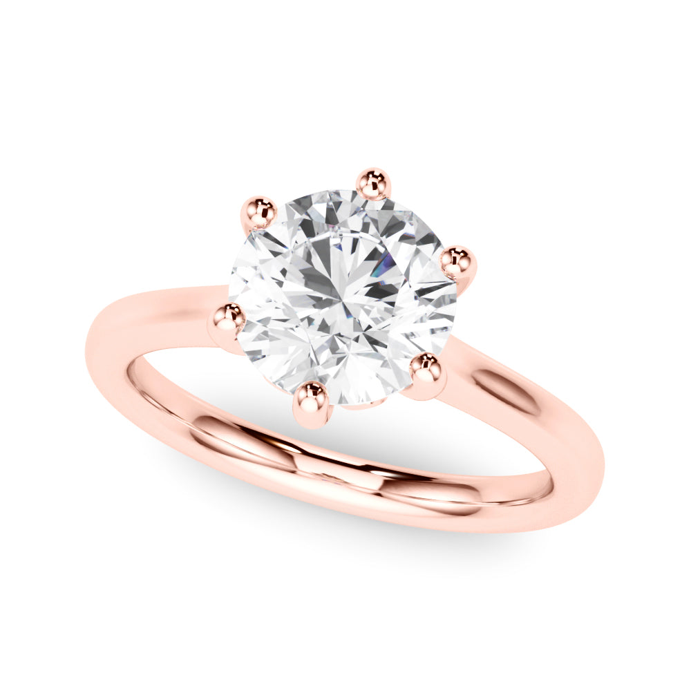 Round Diamond Solitaire Engagement Ring · 0.50 ct tw