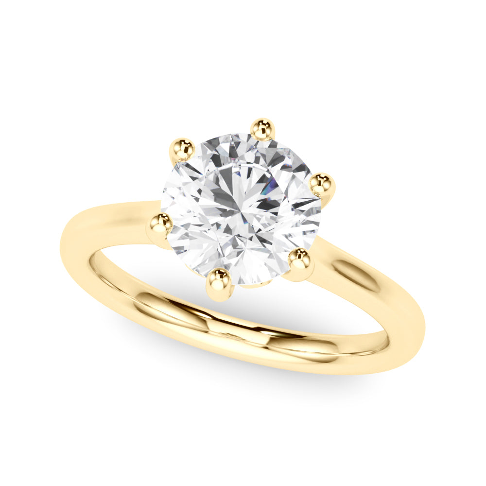 Round Diamond Solitaire Engagement Ring · 0.33 ct tw