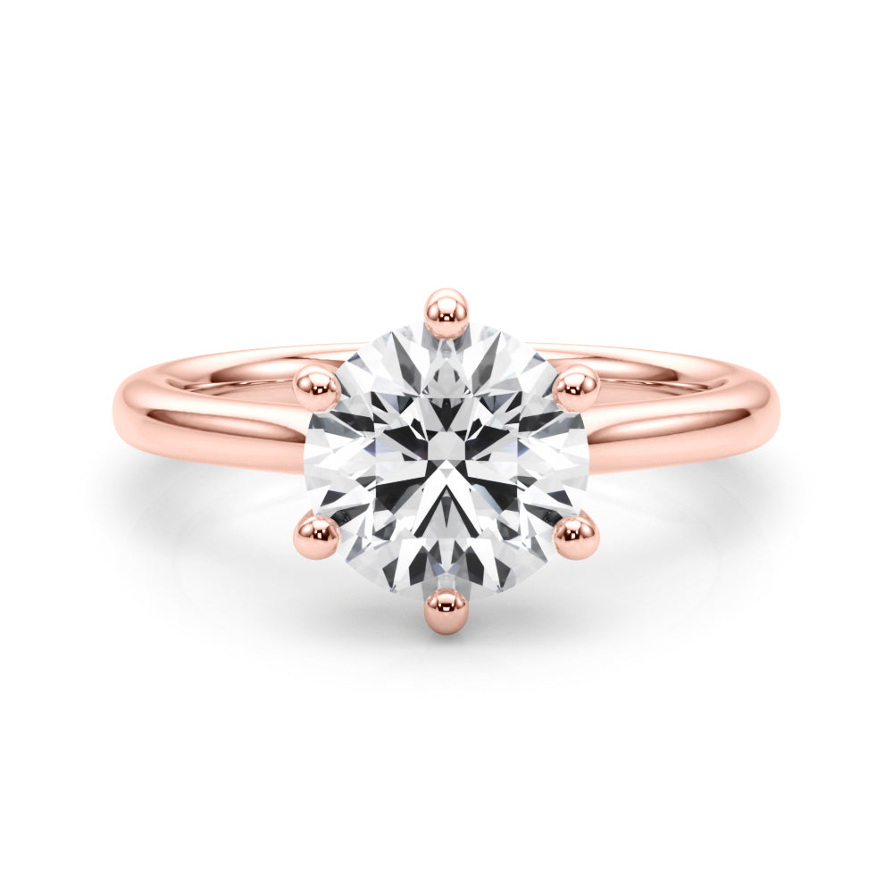 Round Diamond Solitaire Engagement Ring · 1.00 ct tw