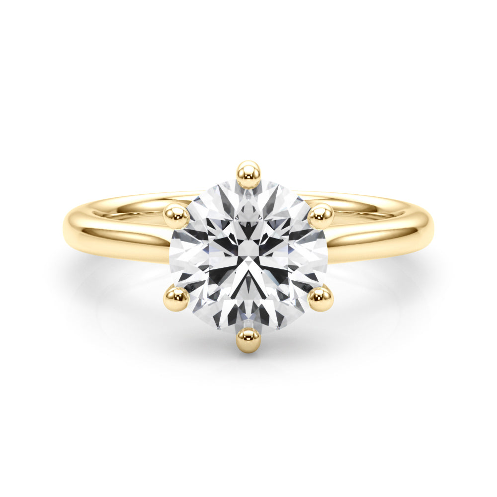 Round Diamond Solitaire Engagement Ring · 0.50 ct tw