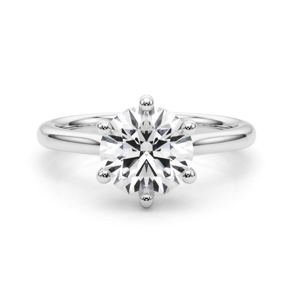 Round Diamond Solitaire Engagement Ring · 0.33 ct tw