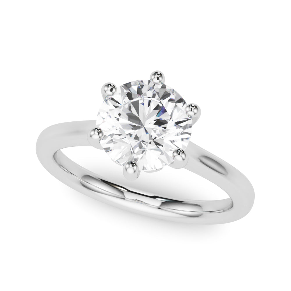 Round Diamond Solitaire Engagement Ring · 3.00 ct tw