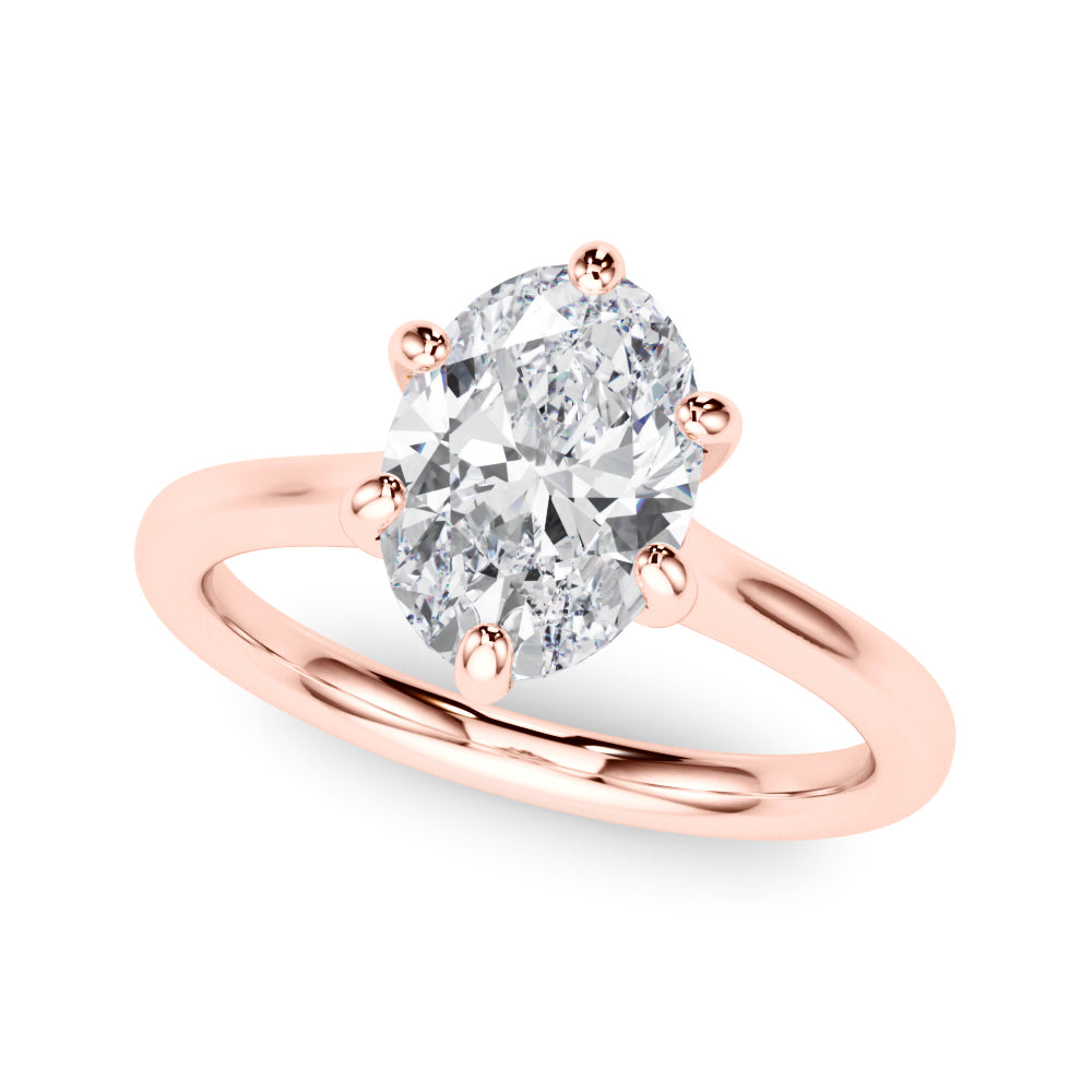 Oval Solitaire Engagement Ring