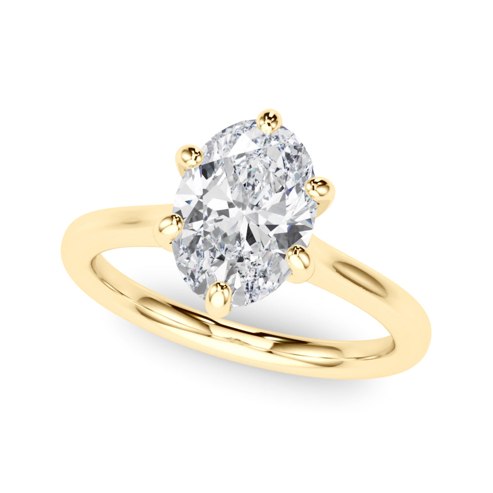 Oval Diamond Solitaire Engagement Ring · 2.00 ct tw