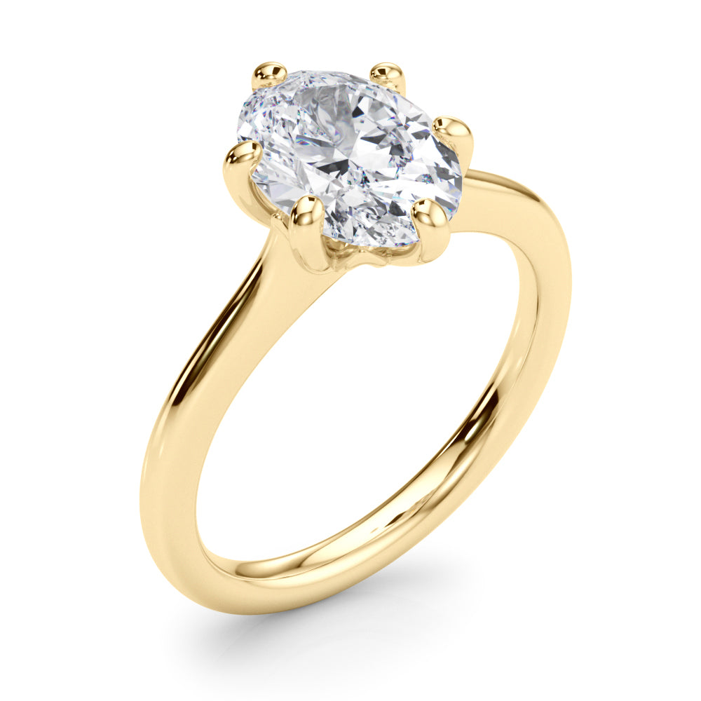 Oval Solitaire Engagement Ring