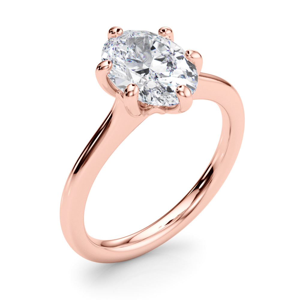 Oval Solitaire Engagement Ring