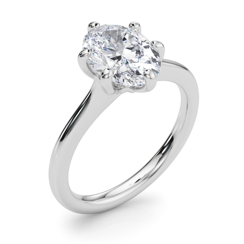 Oval Solitaire Engagement Ring