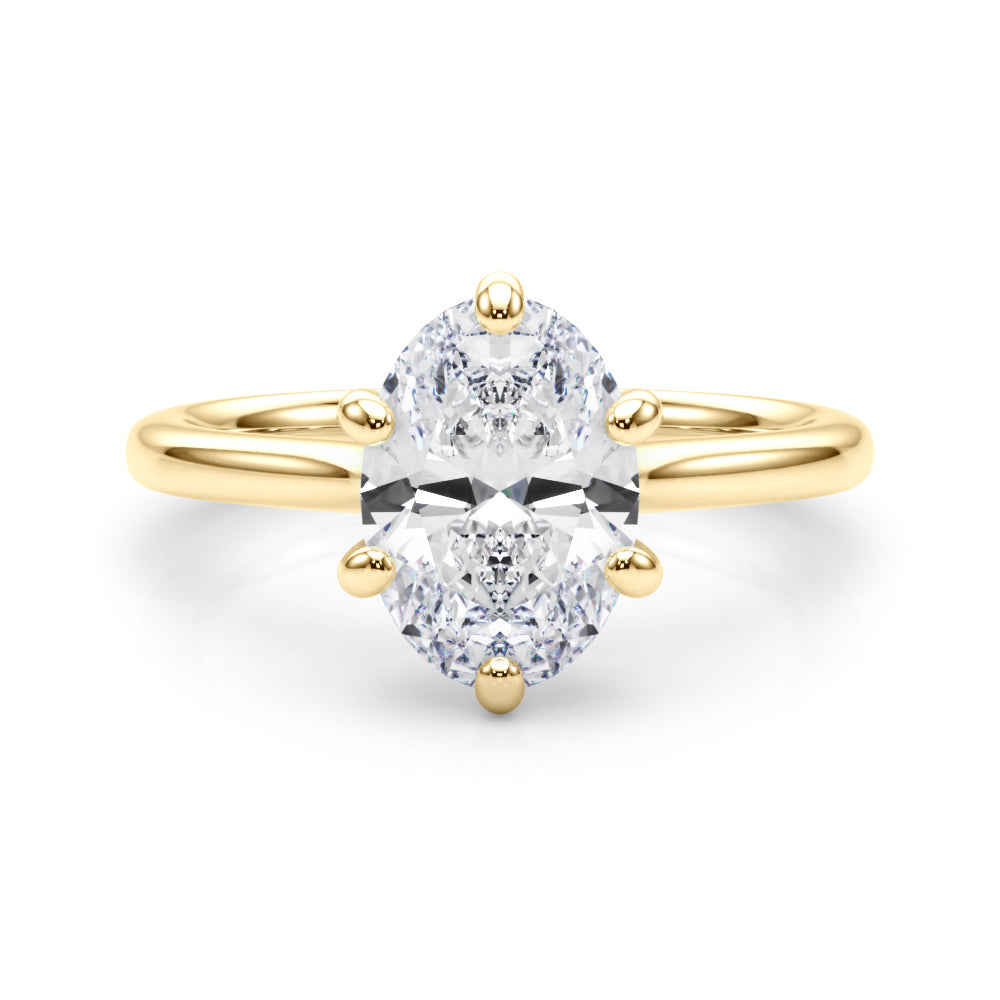 Oval Solitaire Engagement Ring