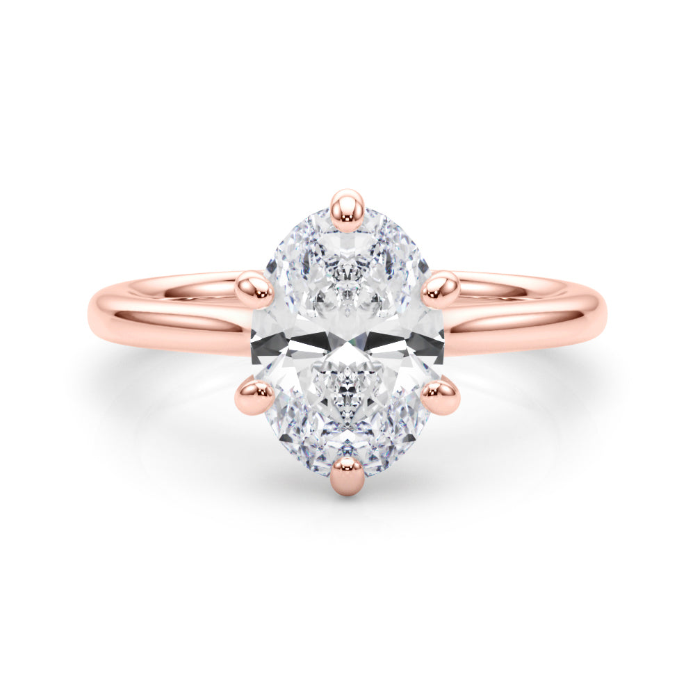 Oval Diamond Solitaire Engagement Ring · 2.00 ct tw