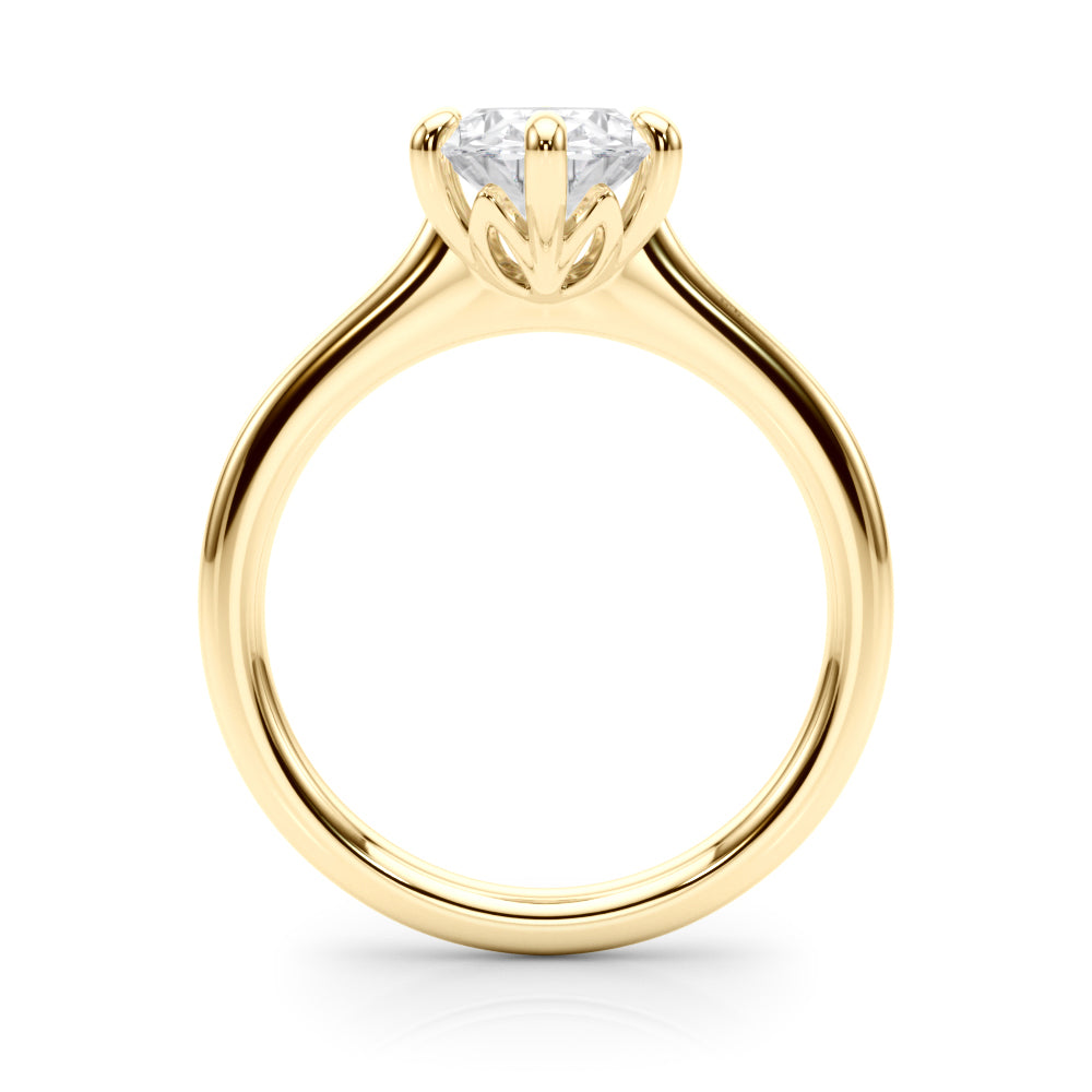 Oval Solitaire Engagement Ring