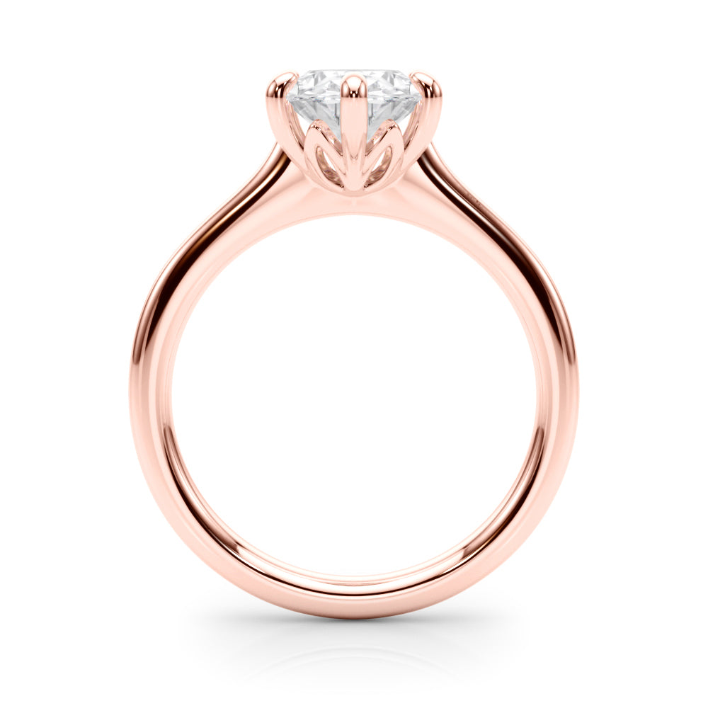 Oval Diamond Solitaire Engagement Ring · 0.95 ct tw