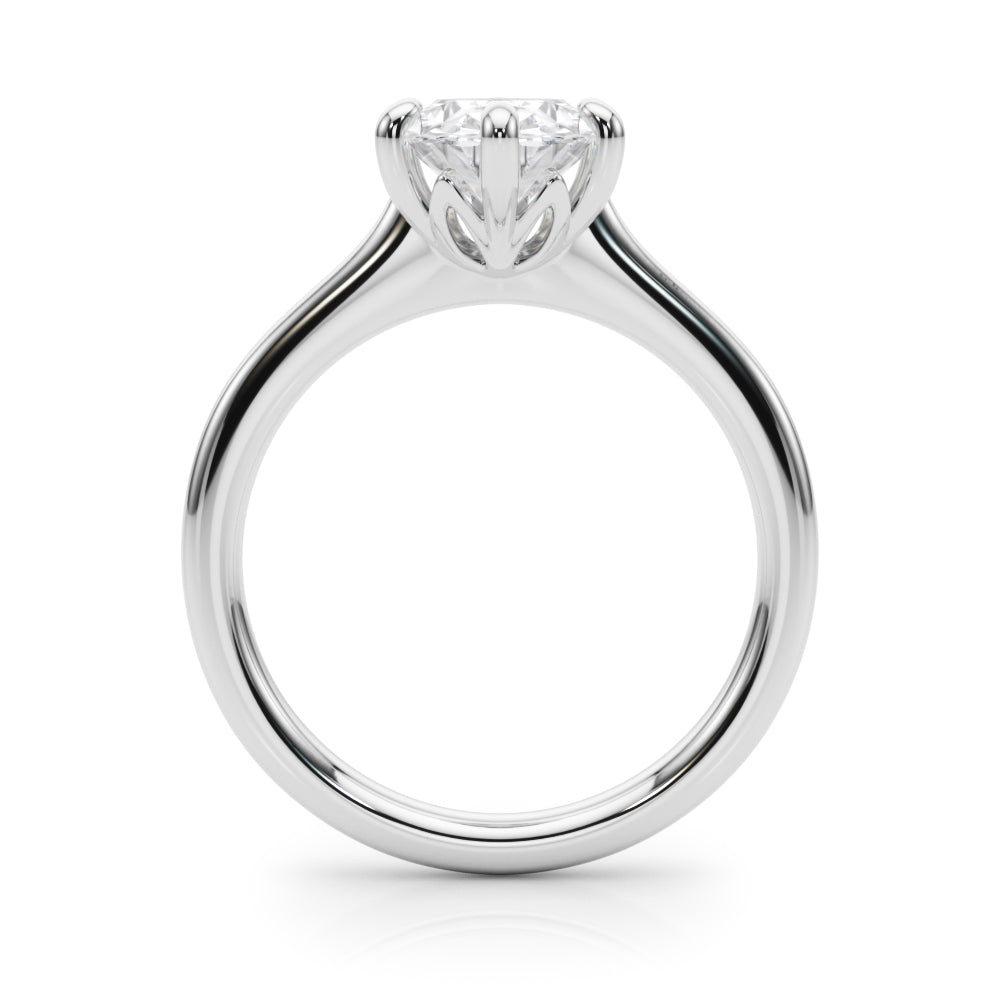 Oval Diamond Solitaire Engagement Ring · 2.00 ct tw