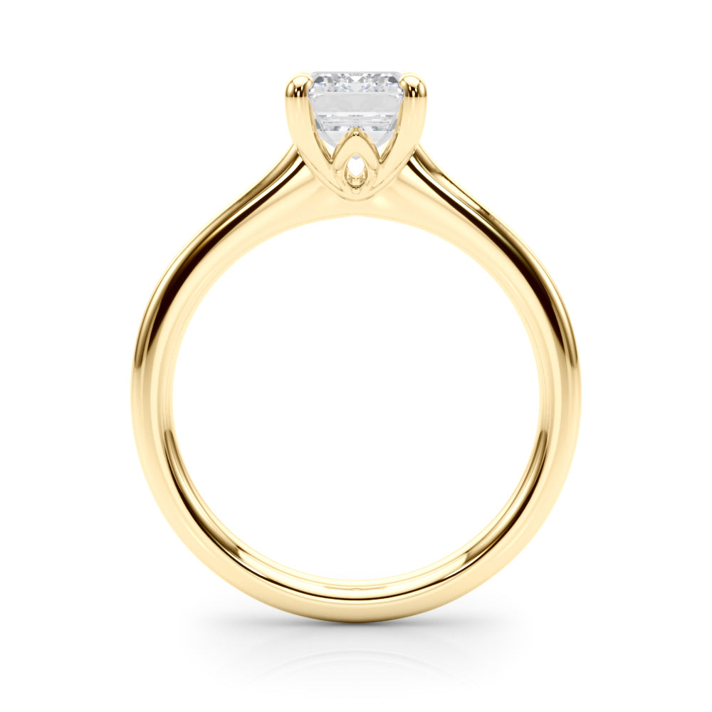Emerald Cut Solitaire Engagement Ring