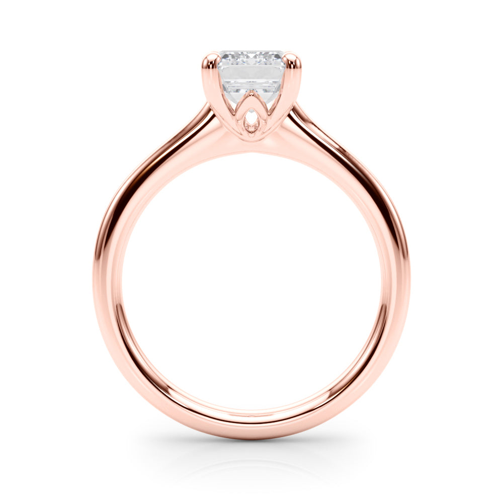 Emerald Cut Solitaire Engagement Ring