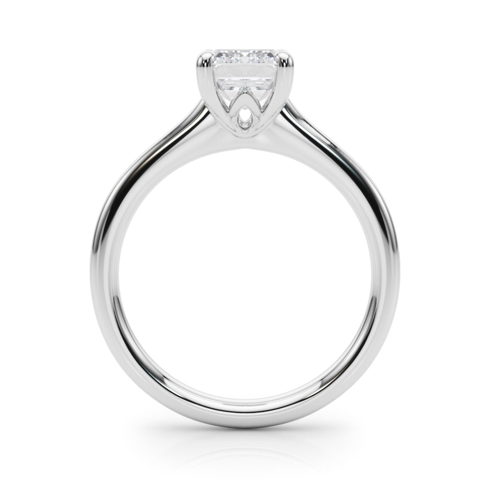 Emerald Cut Solitaire Engagement Ring