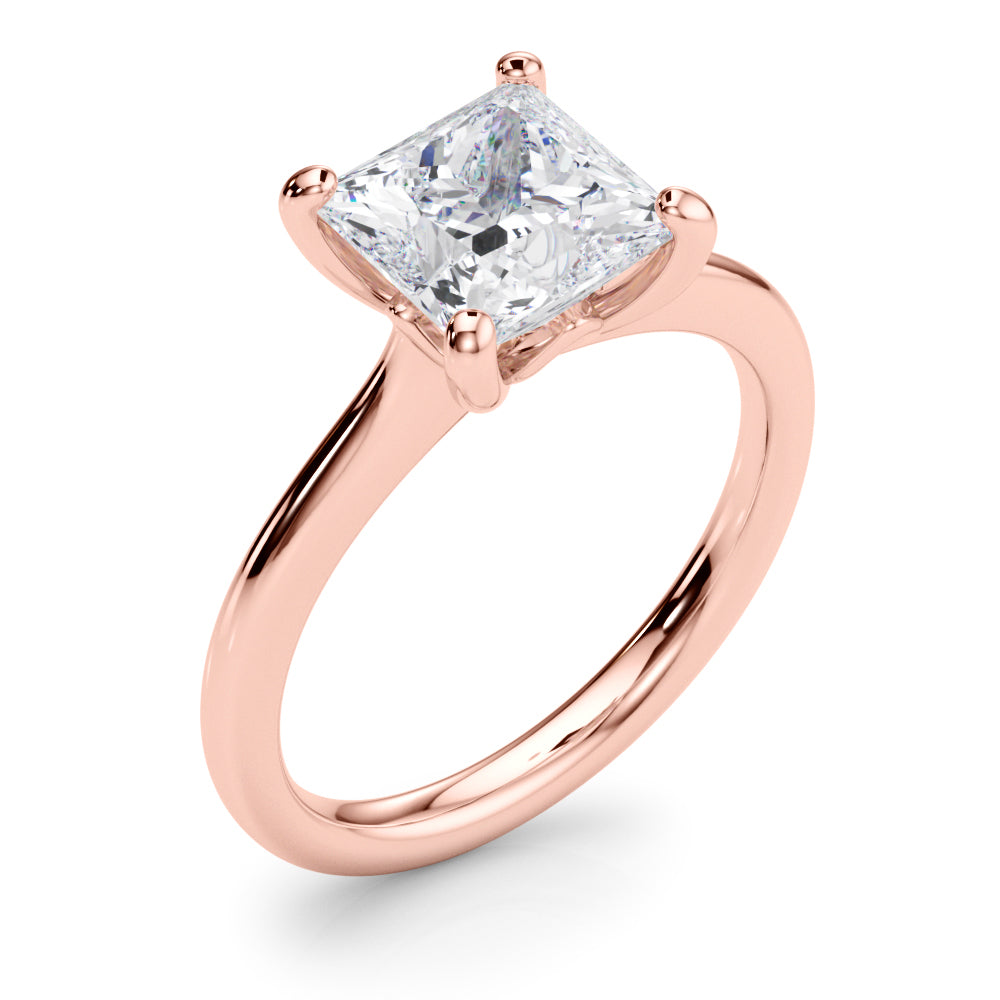 Square Princess Cut Diamond Solitaire Engagement Ring · 1.80 ct tw