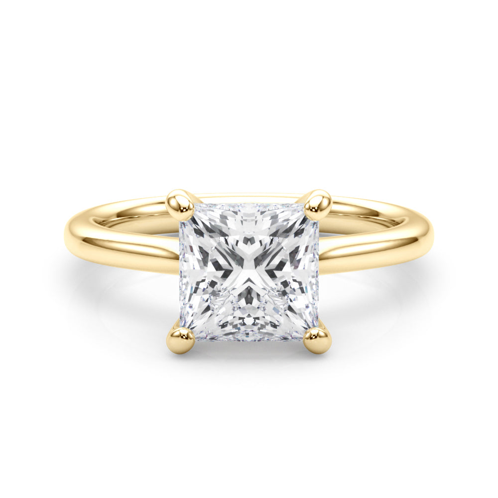 Square Princess Cut Diamond Solitaire Engagement Ring · 2.50 ct tw