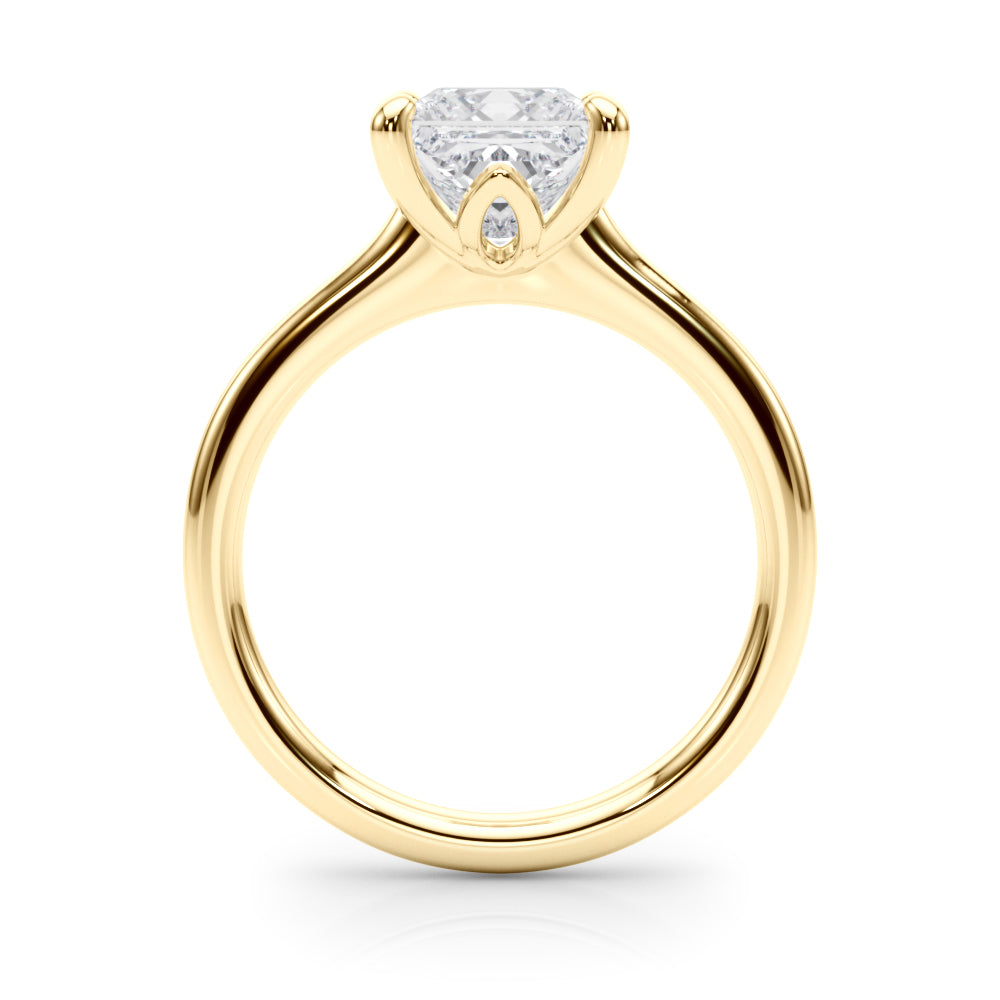 Square Princess Cut Diamond Solitaire Engagement Ring · 0.75 ct tw