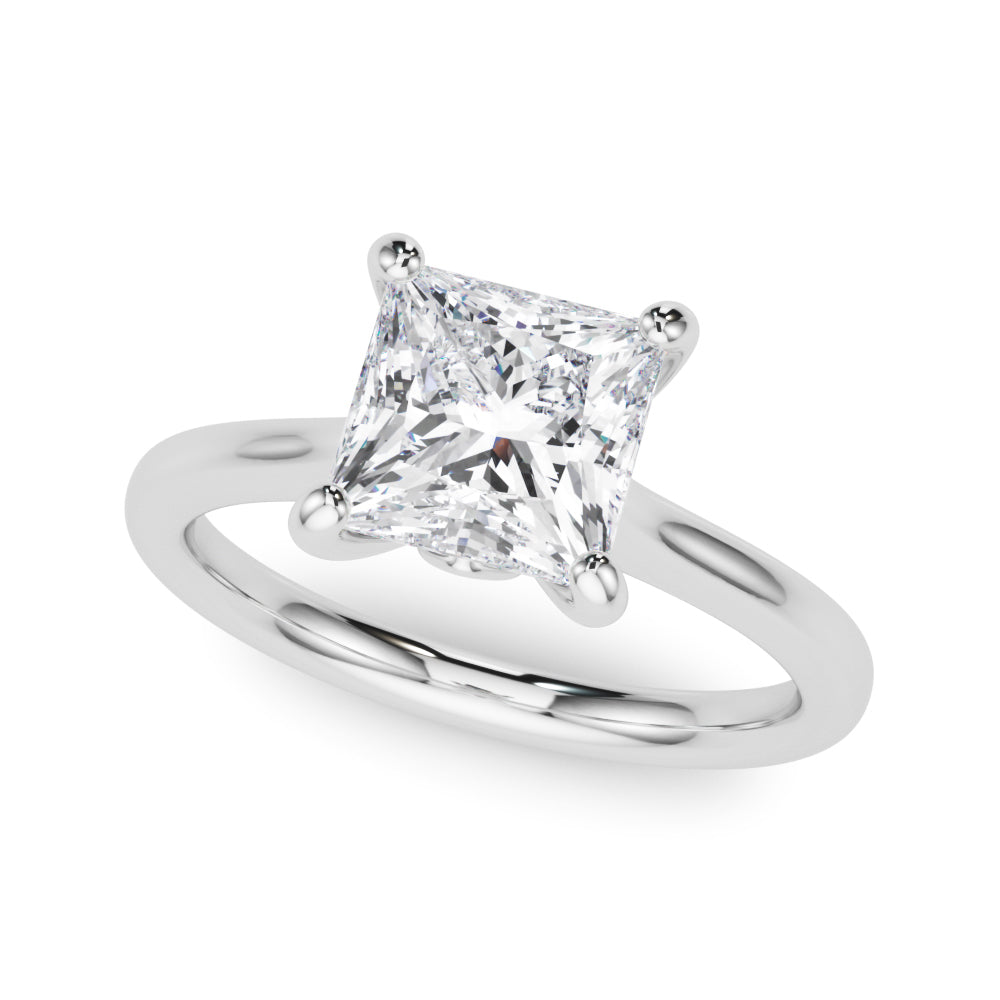Square Princess Cut Diamond Solitaire Engagement Ring · 2.50 ct tw